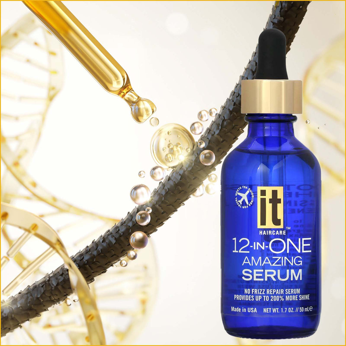 ITRIM トリートメントオイルグリーティングキット It Haircare 12-in-One Amazing Serum, Frizz Repair & Shine