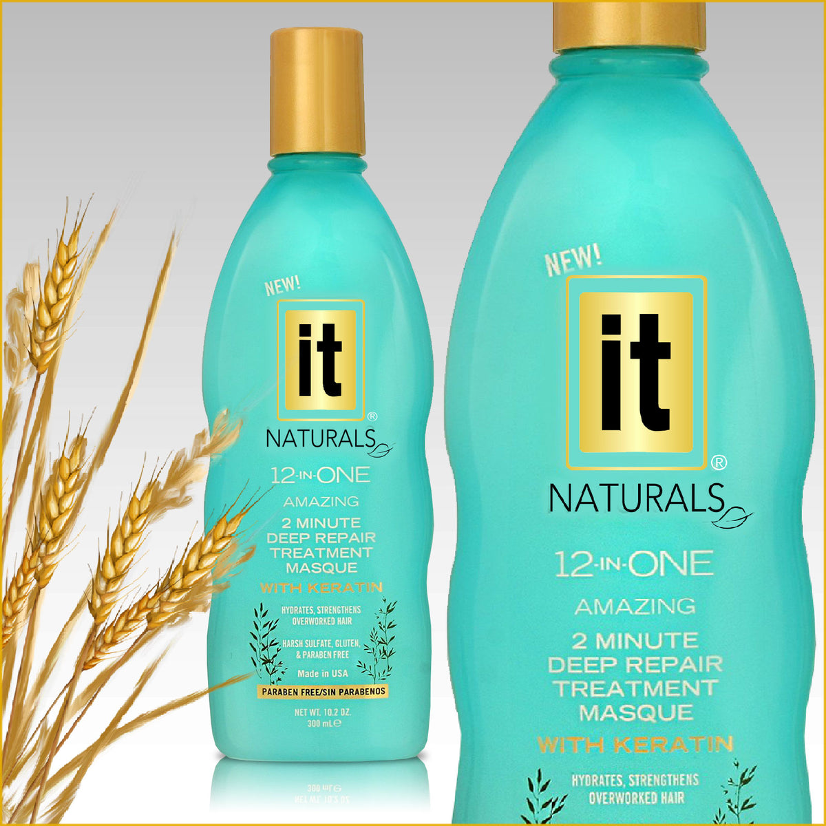IT Naturals 12-in-One 2 Minute Deep Repair Treatment Masque - 10.2 oz
