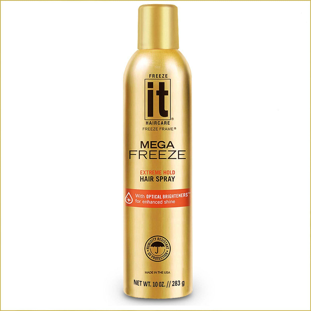 Freeze IT Mega Freeze Extreme Hold Hair Spray Aerosol Six