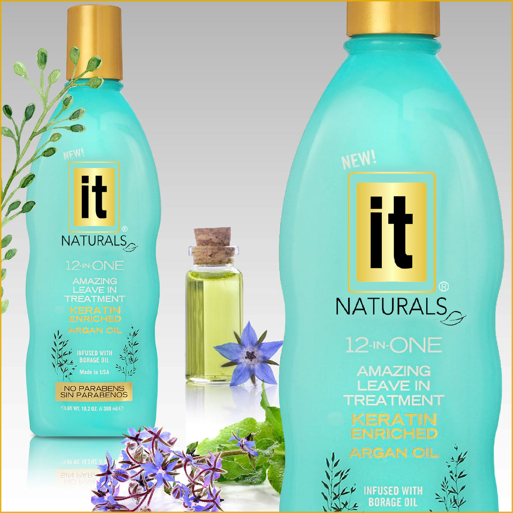 IT Naturals 12-in-One Leave In Treatment Keratin Enriched - 10.2 oz