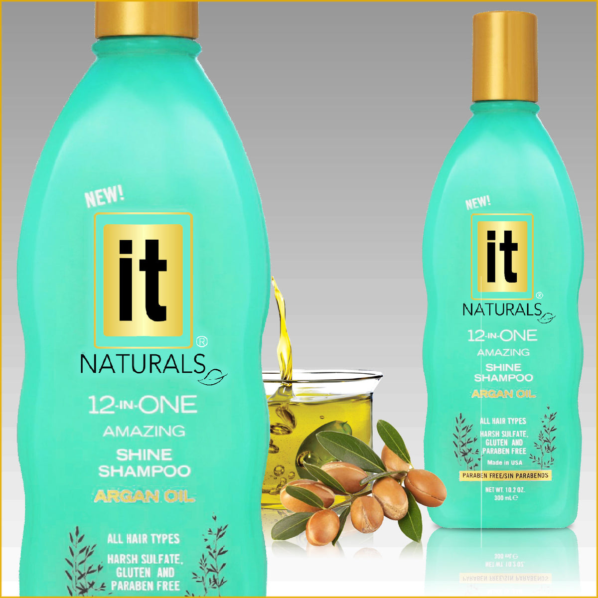 IT Naturals 12inOne Amazing Shine Shampoo 10.2 oz