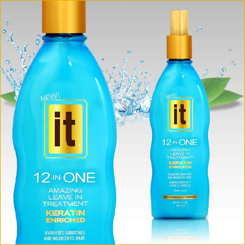 IT 12-in-One Leave In Treatment Keratin Enriched Spray - 10.2 oz