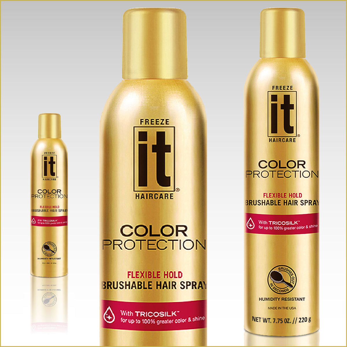 Freeze IT Color Protection Flexible Hold Brushable Hair Spray