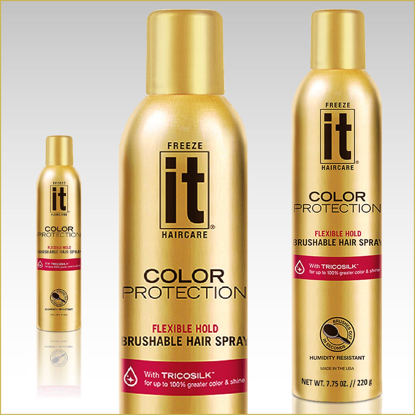 Freeze IT Color Protection Flexible Hold Brushable Hair Spray