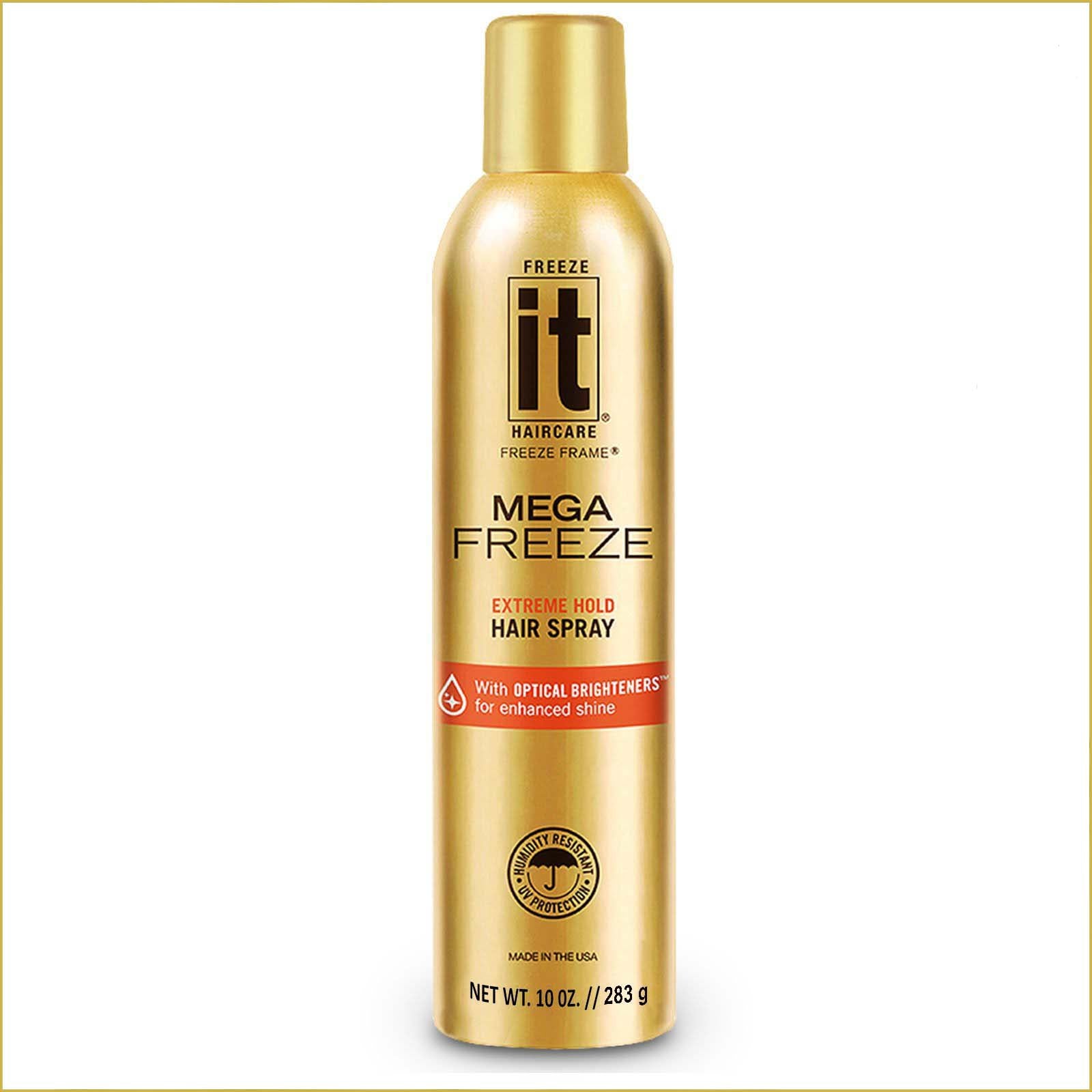 Freeze IT Mega Freeze Extreme-Hold Hair Spray Aerosol
